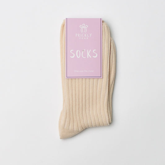 ribbed crew boot sock