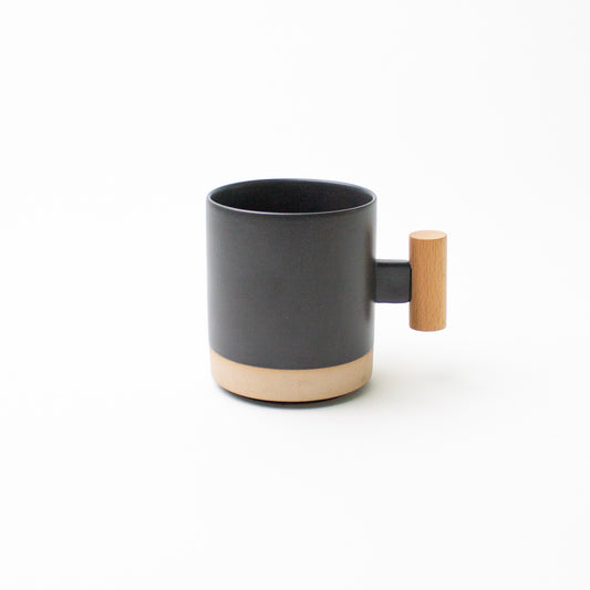 Wooden Handle Coffee Mug