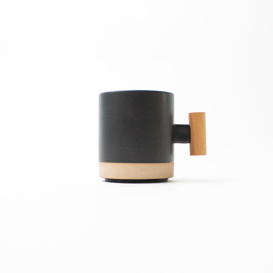 Wooden Handle Coffee Mug