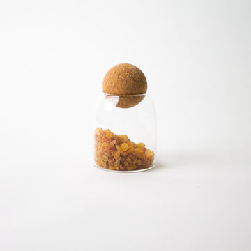 Glass and Cork Storage Jar 550ml