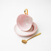 Set of 4 Mia Teacup & Saucer [Pink]