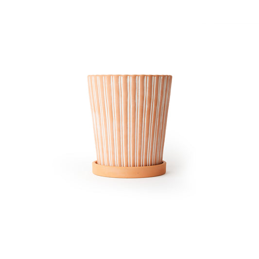 ‘Atticus’ Plant Pot & Saucer