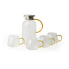 Set of 4 Ottolie Cups with Gold Handle