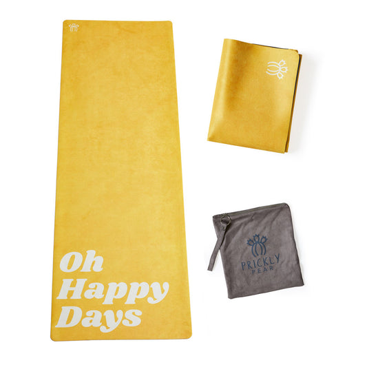 'Happy Days' Travel Yoga Mat