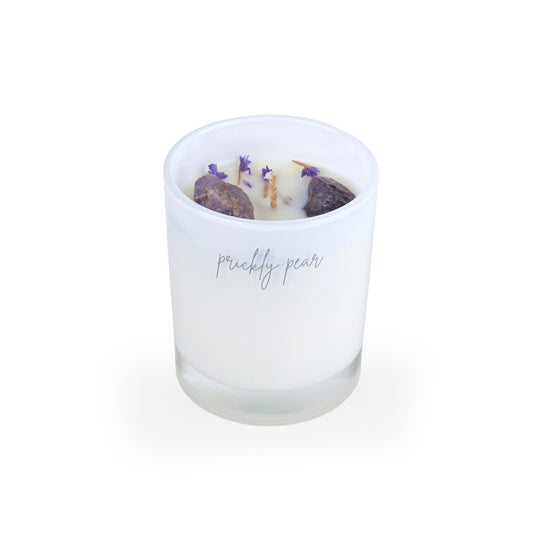 The 'Calm' Amethyst Crystal Candle