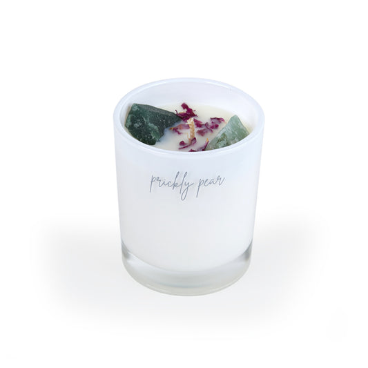 The 'Heal' Jade Crystal Candle