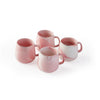 Set of 4 Amelia Coffee Mugs [Pink]