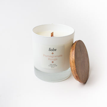 Pomegranate Rouge 10oz woodwick candle