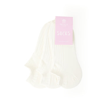 3 Pack Ribbed Ankle Socks