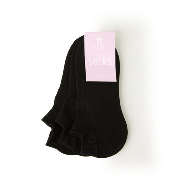 3 Pack Ribbed Ankle Socks