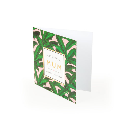 Loveliest Mum Palm Trees Mother's Day Card