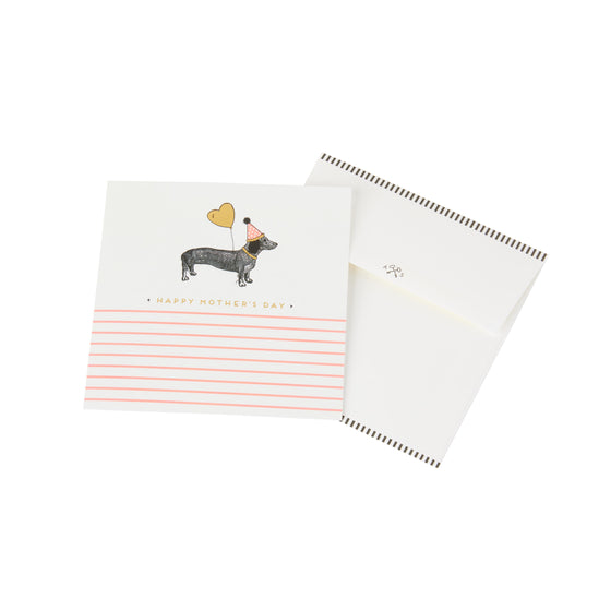 Sausage Dog Mother's Day Card