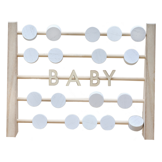 Wooden Abacus Guestbook Wooden