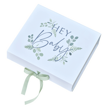  Hey Baby Gift Box, Botanical and White