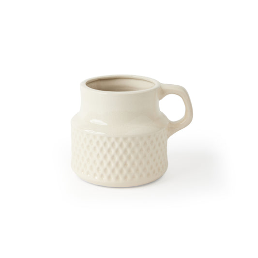 'Gardenia' Flower Pot, Ivory