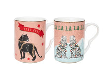  Set of Two Festive Christmas Mugs