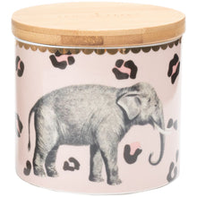 Bamboo Lid Small Elephant Storage Jar