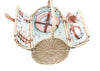 Picnic Hamper including 4 plates and tumblers