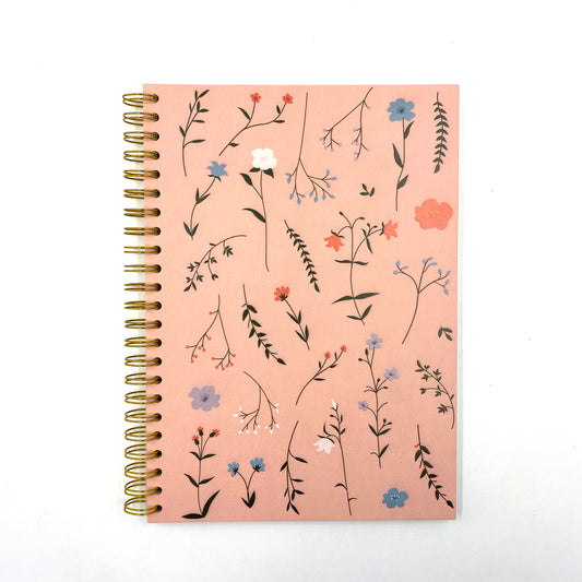 Floral A4 PU Notebook