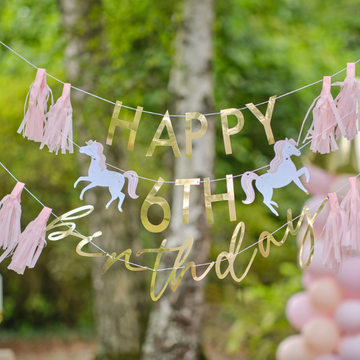 Princess Happy Birthday Bunting