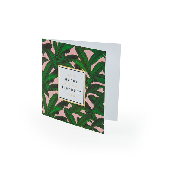 Palmhouse Happy Birthday Card