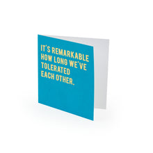  It's Remarkable... Card