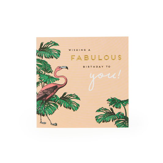 Flamingo Fabulous You Card