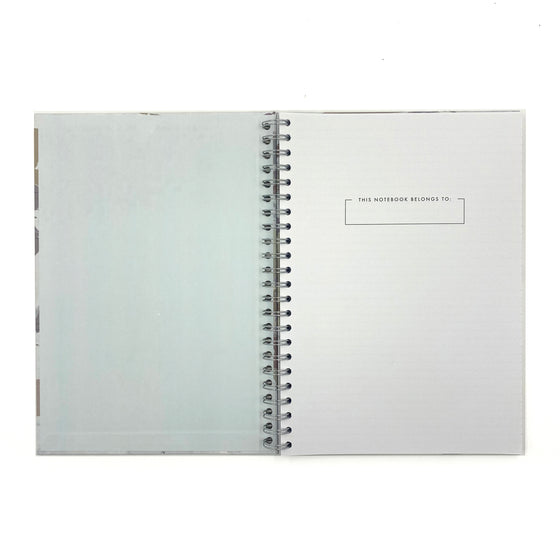 Map A4 Hardback Notebook