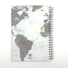 Map A4 Hardback Notebook