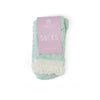 Mint Green Ribbed Cozy Slipper Socks
