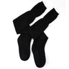 Black Knee High Cotton Cozy Socks