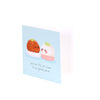 Food Couples Greeting Card - Gulab Jamun & Ice Cream