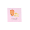 Food Couples Greeting Card - Shawarma & Naan