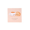 Food Couples Greeting Card - Chai & Rusk