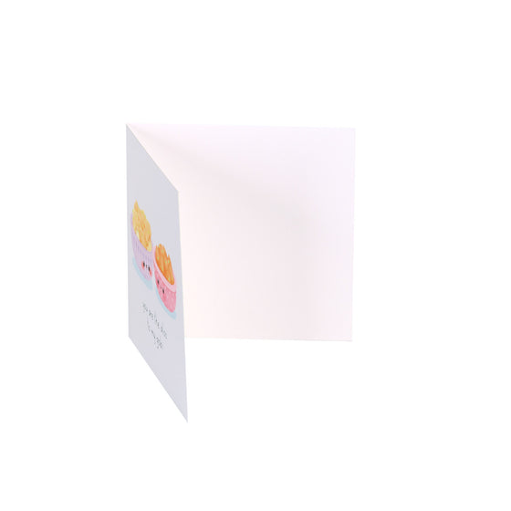 Food Couples Greeting Card - Aloo & Gobi