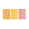 Set of 3 B5 Tutti Frutti Notebooks