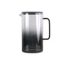 2L Grey Ombre Glass Water Jug With Lid