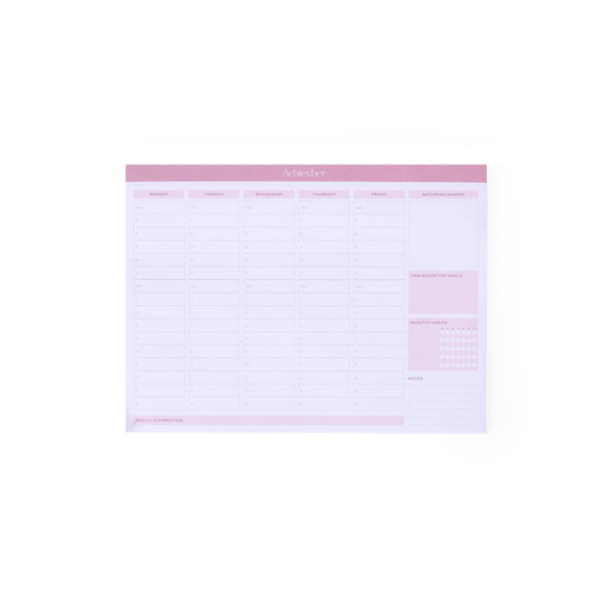 Desktop Affirmation Weekly Planner