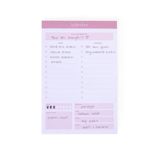 Day at a Glance Affirmation To Do List