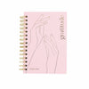 Powder Pink Linen Gratitude Journal A5 Size