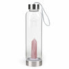 Love Rose Quartz Crystal Water Bottle