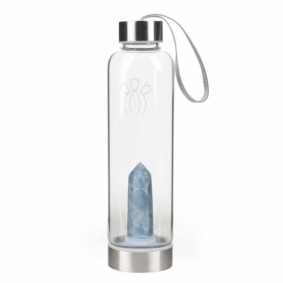 Mindfulness Celestite Crystal Water Bottle