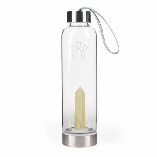 Success Citrine Crystal Water Bottle