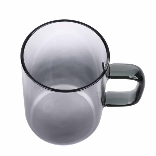 Ombre Grey Glass Mug