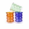 Jazz Bubble Glass Cup, Mint