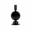 Crystal Ball Candle Holder Black