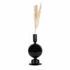 Crystal Ball Candle Holder Black