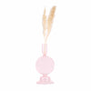 Crystal Ball Candle Holder Pink