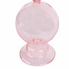 Crystal Ball Candle Holder Pink