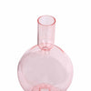 Crystal Ball Candle Holder Pink